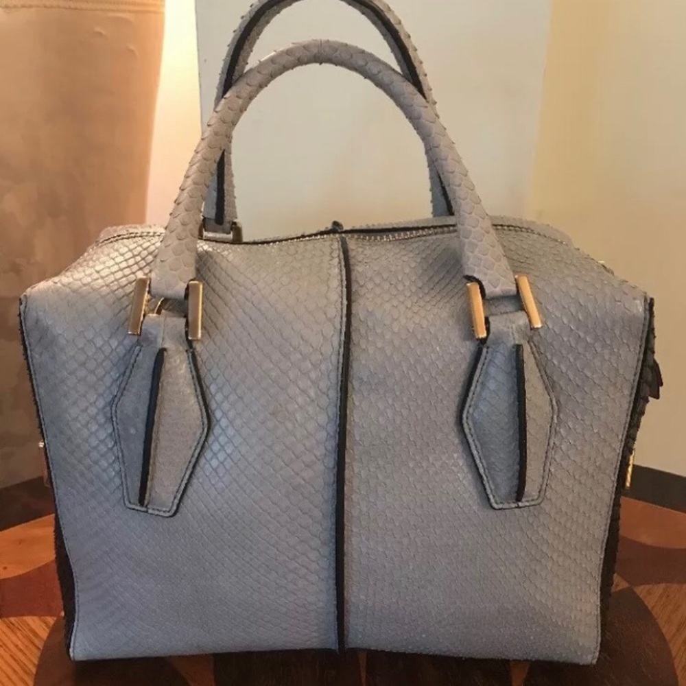 Tod’s Python Handbag Purse NEW